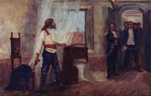 Imprisonment of Tiradentes Study by Antonio Parreiras